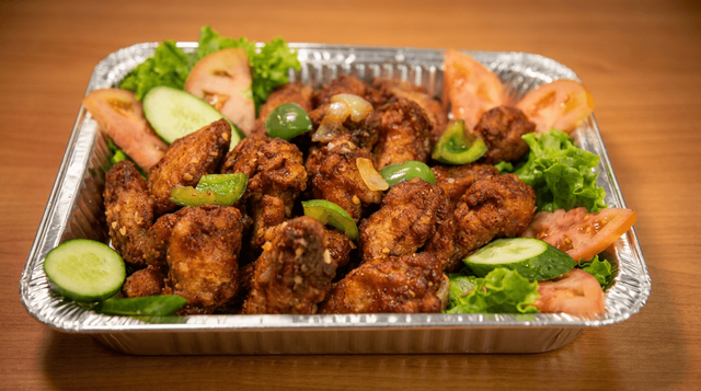 Savory Fish Sauce Glazed Crunchy Wings.