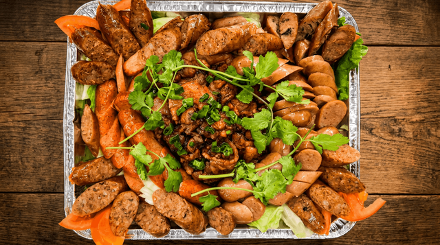 Sausage & Pork BBQ.
