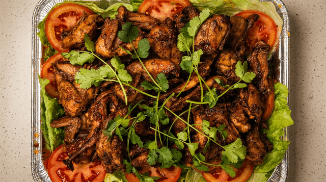 Richly Flavored Braised Quail.
