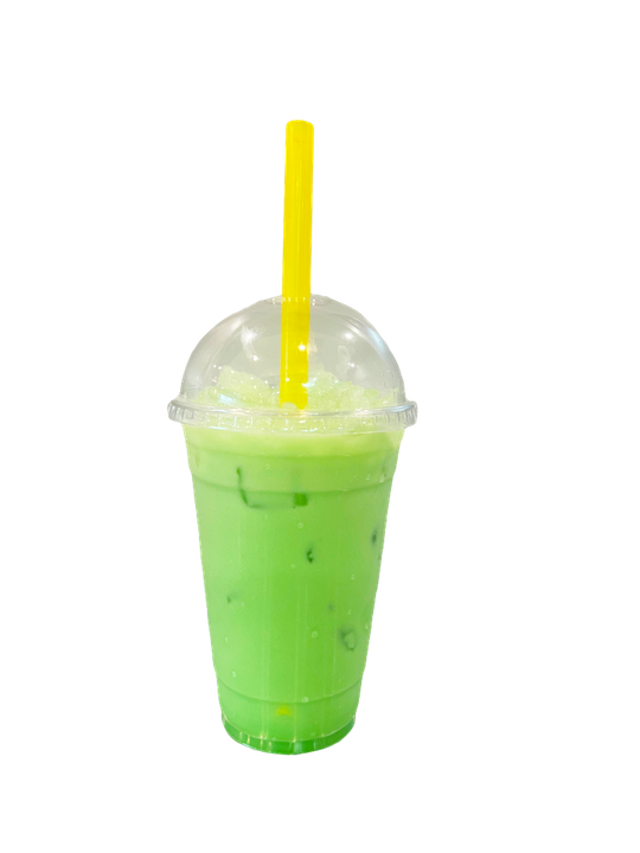 Pandan and Mung Bean Milk.